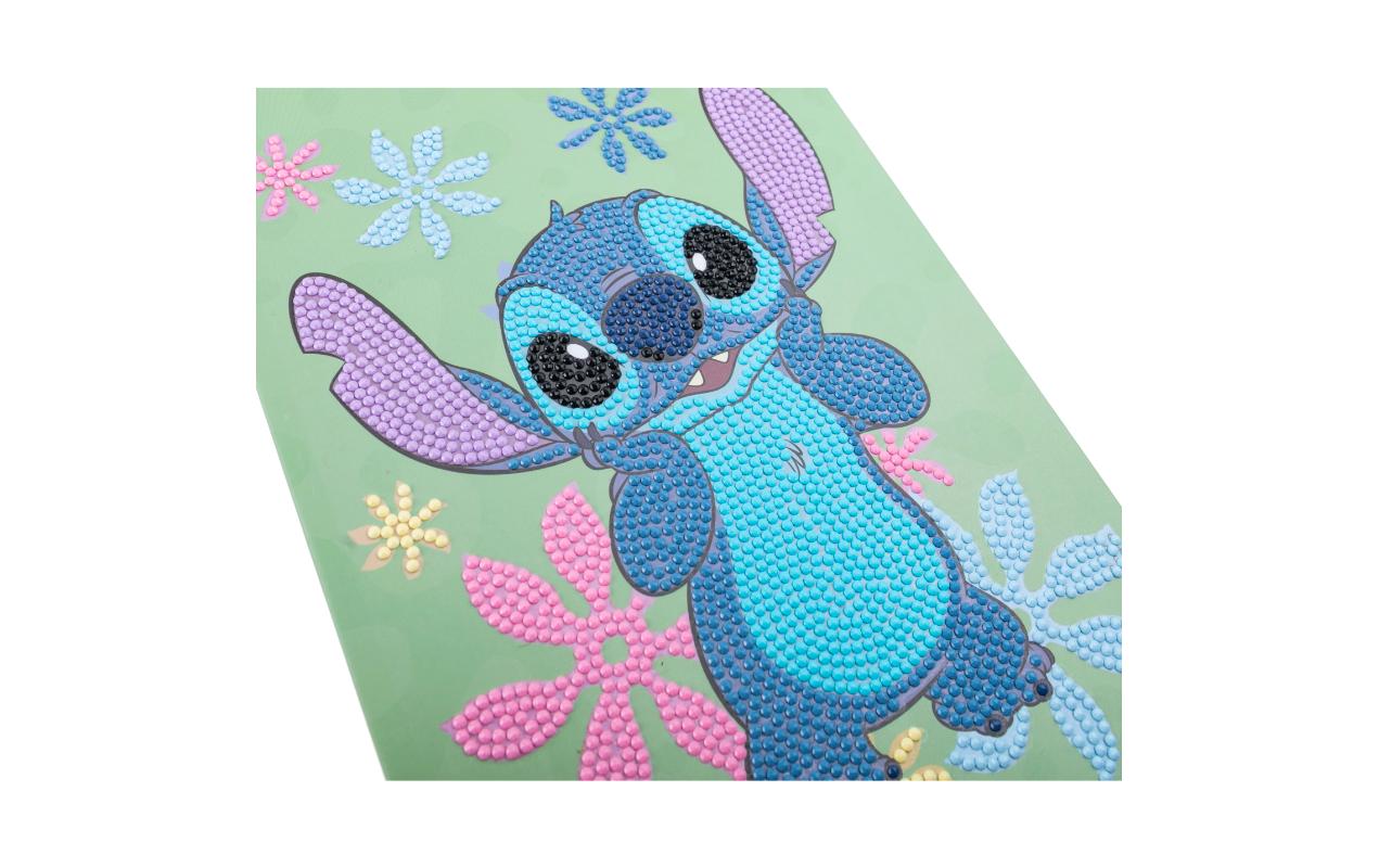 CRAFT Buddy Bastelset Crystal Art Notebook Disney Stitch