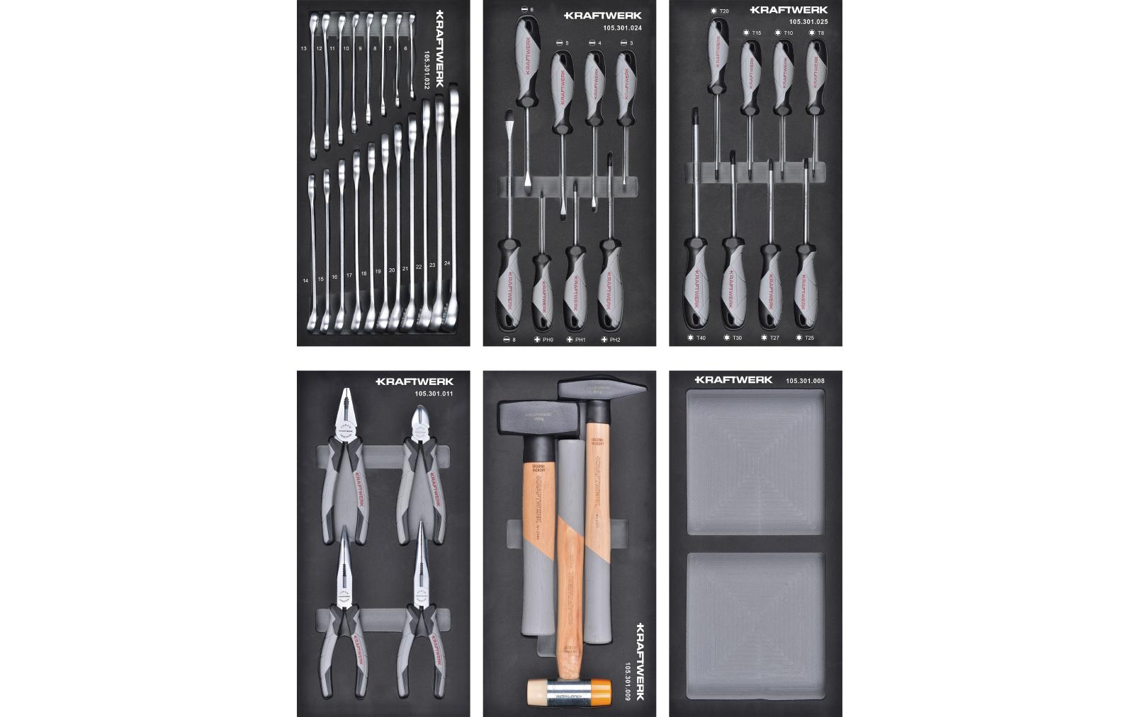 Kraftwerk Werkzeugkoffer Basic Line Eva 43-teilig Kraftwerk Werkzeugkoffer Basic Line Eva 43-teilig
