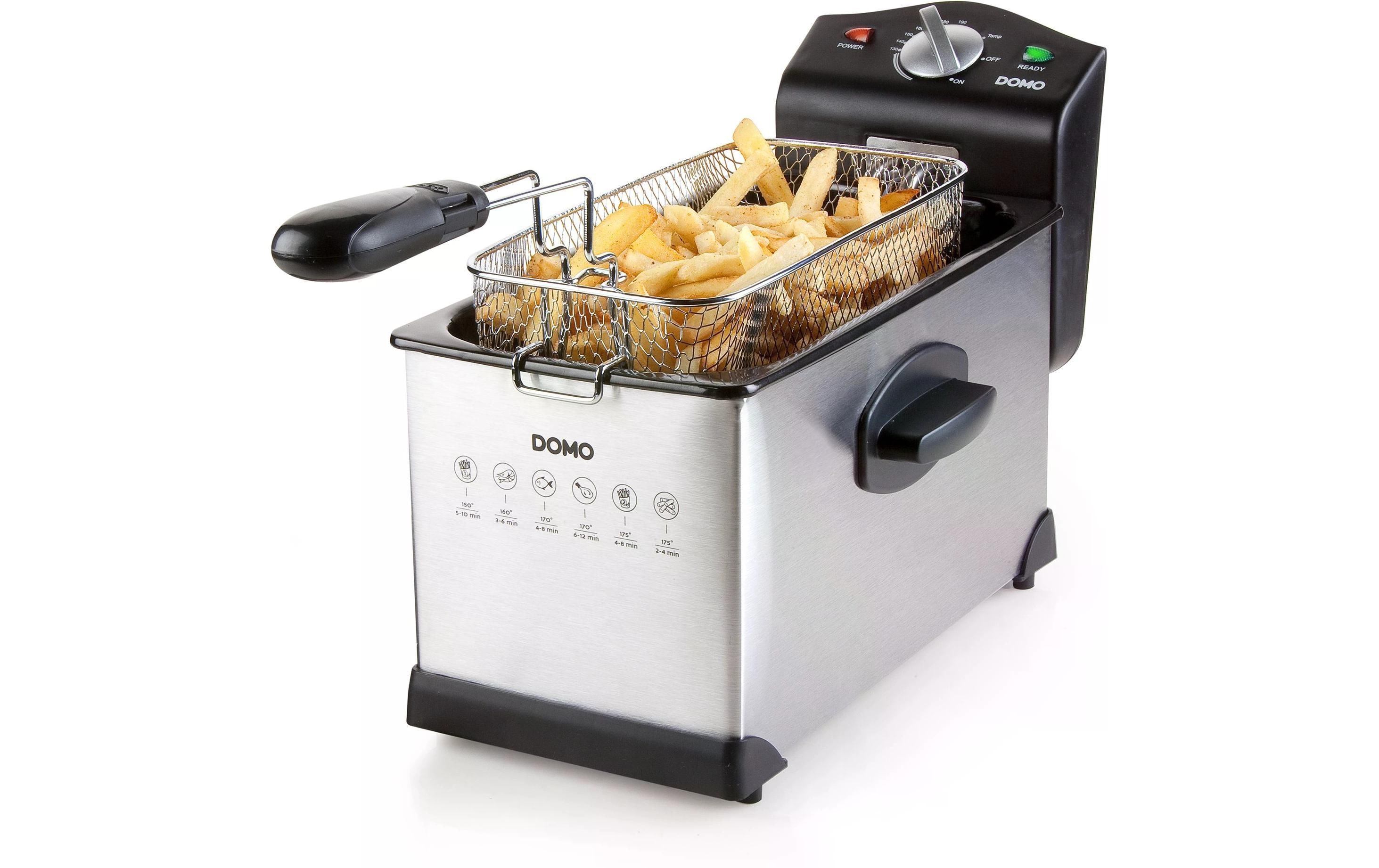 Domo Fritteuse DO514FR 3 l, Silber