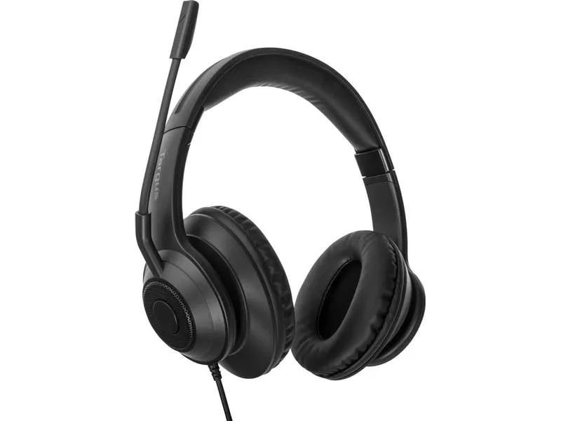 Targus Headset Wired Stereo Schwarz Targus Headset Wired Stereo Schwarz
