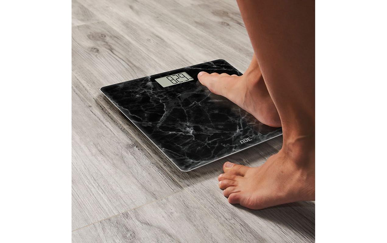 ADE Personenwaage Amina Marmor Schwarz