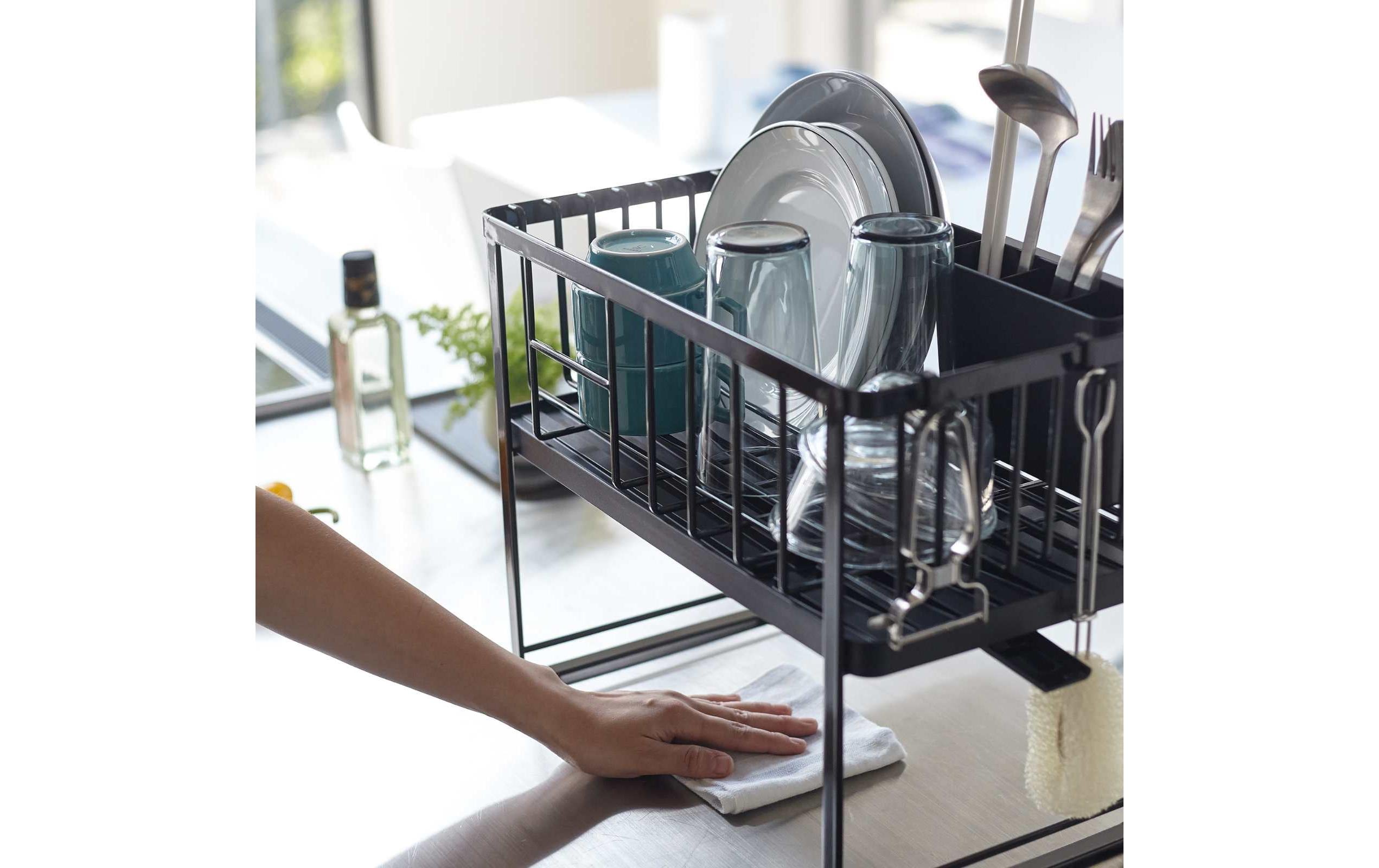 Yamazaki Abtropfgestell Tower Schwarz