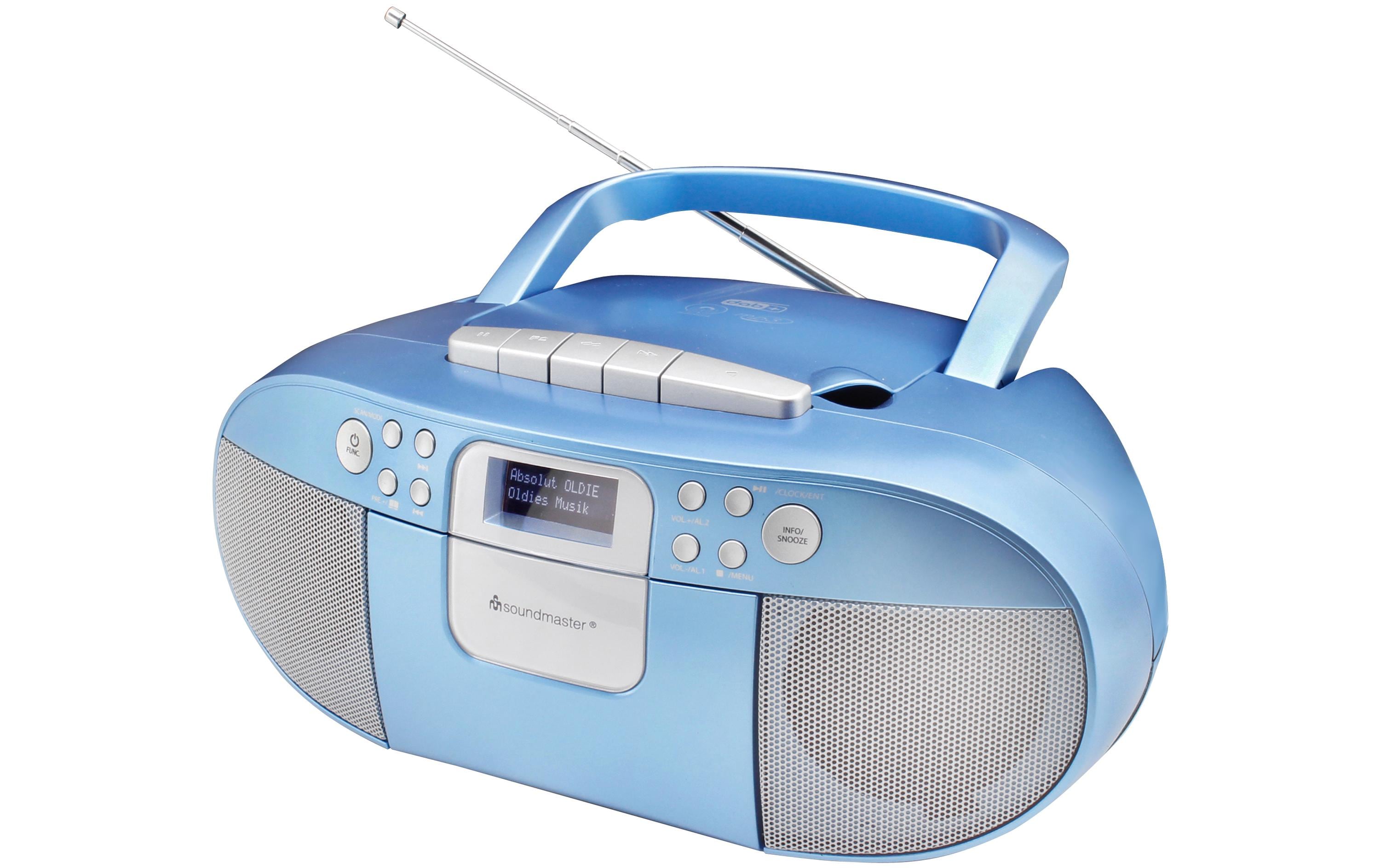 soundmaster Radio DAB+ Boombox SCD7800 Blau