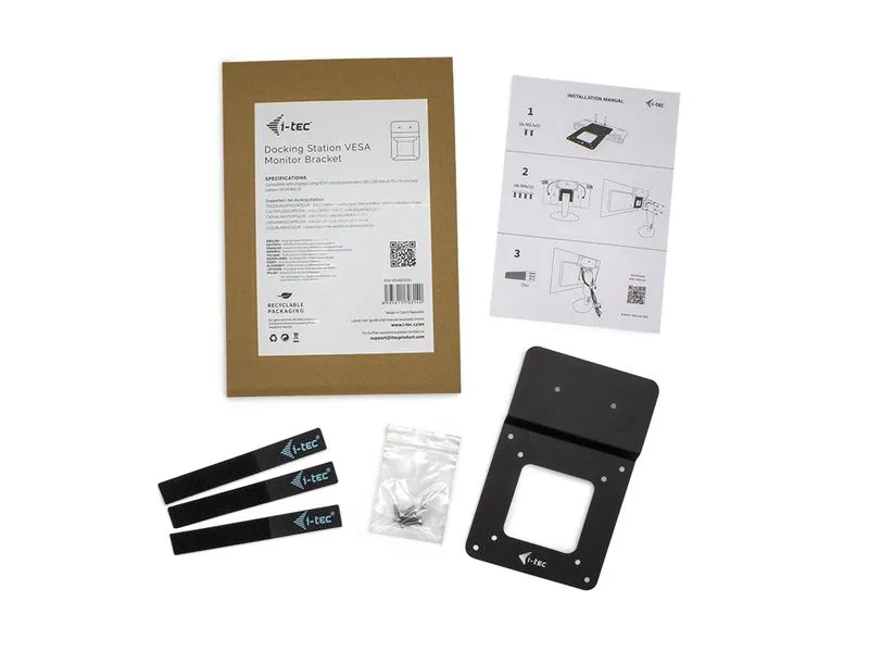 i-tec Wandhalterung VESADOCK1 Schwarz i-tec Wandhalterung VESADOCK1 Schwarz