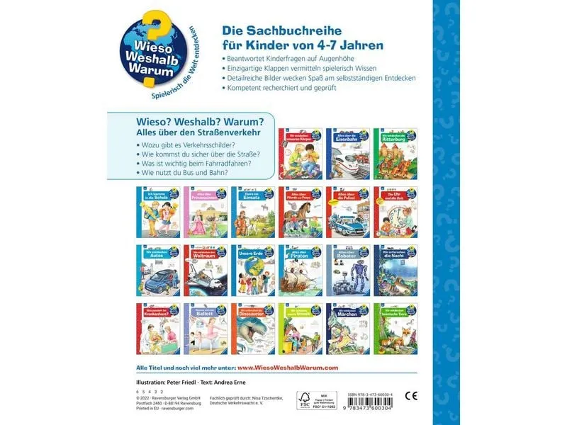 Ravensburger Kinder-Sachbuch Alles über den Strassenverkehr Ravensburger Kinder-Sachbuch Alles über den Strassenverkehr