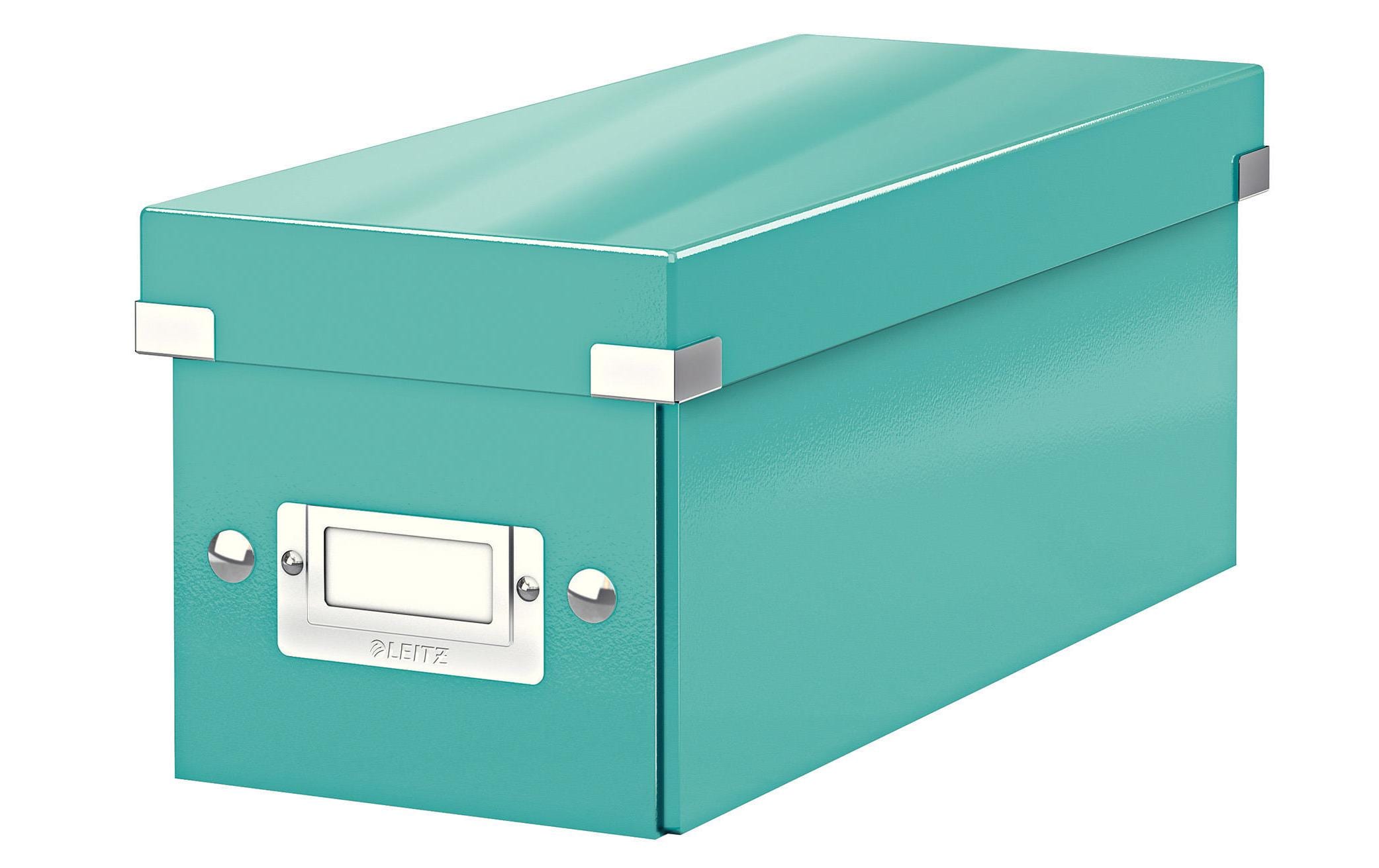 Leitz Aufbewahrungsbox 30 CD-Hüllen, Blau Leitz Aufbewahrungsbox 30 CD-Hüllen, Blau