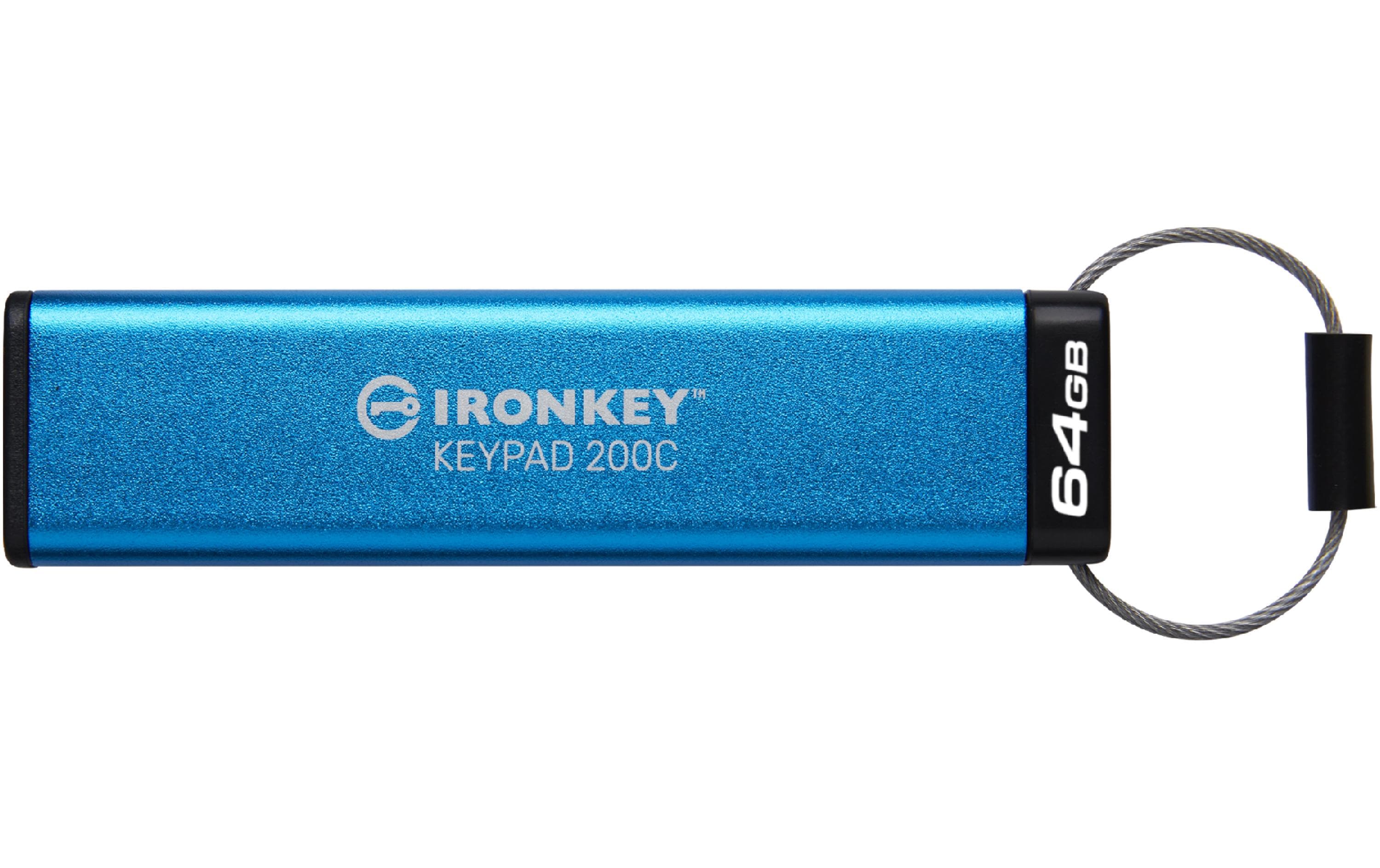 Kingston USB-Stick IronKey Keypad 200C 64 GB