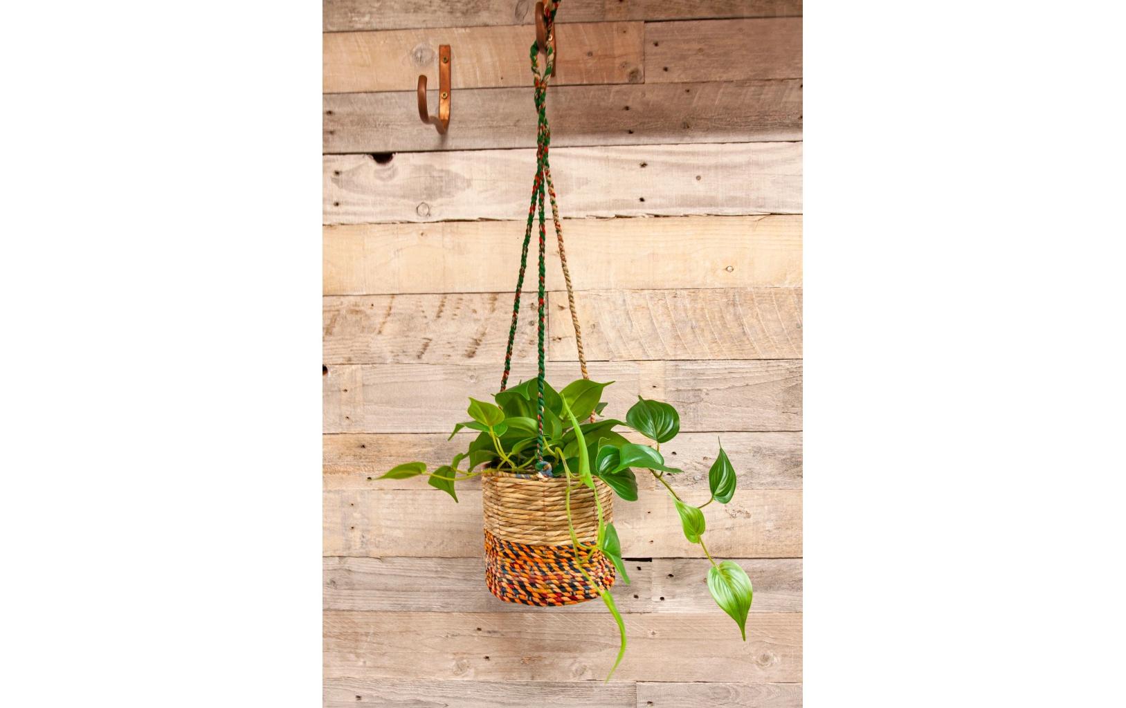 Ambiance Artisan Pflanzenkorb, klein assortiert, 12 x 12 cm