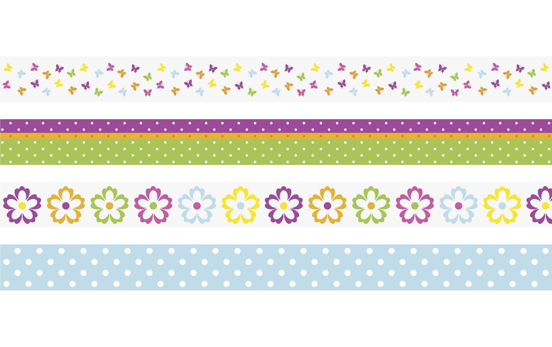 Heyda Washi Tape Blumen Mehrfarbig Heyda Washi Tape Blumen Mehrfarbig