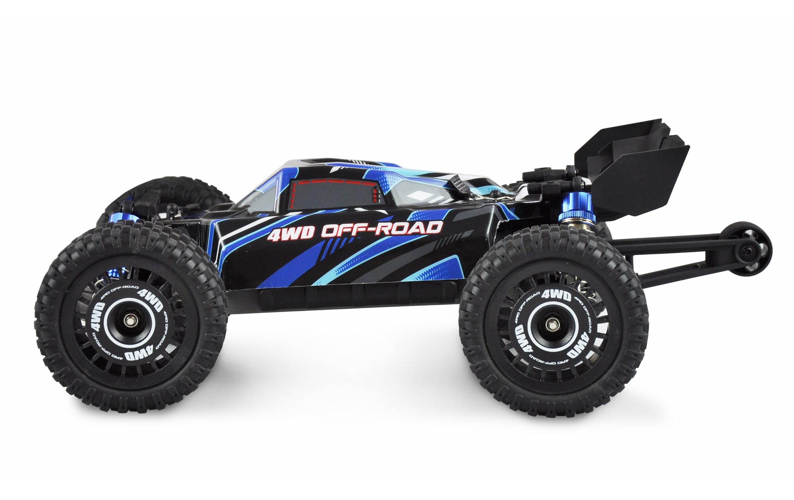 Amewi Buggy Hyper GO Brushless 4WD, Blau, 1:16, RTR