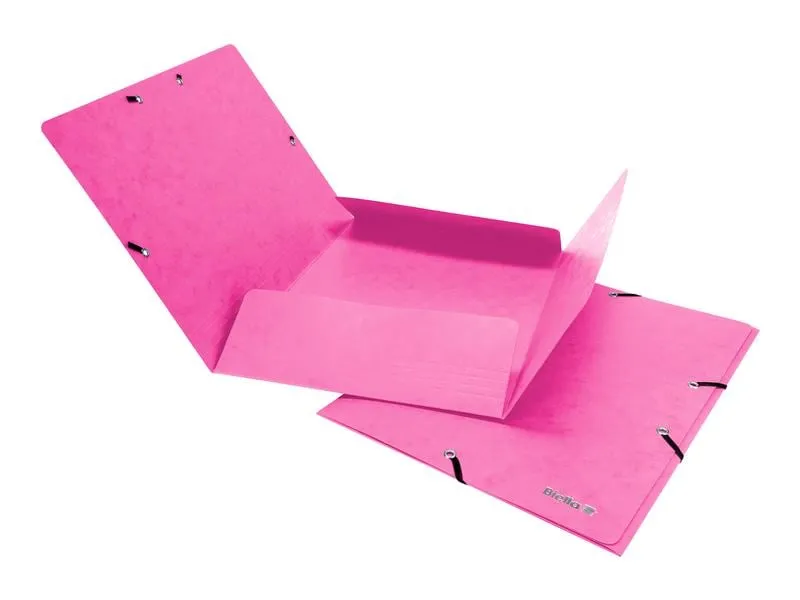 Biella Gummibandmappe A4 Karton, Rosa Biella Gummibandmappe A4 Karton, Rosa