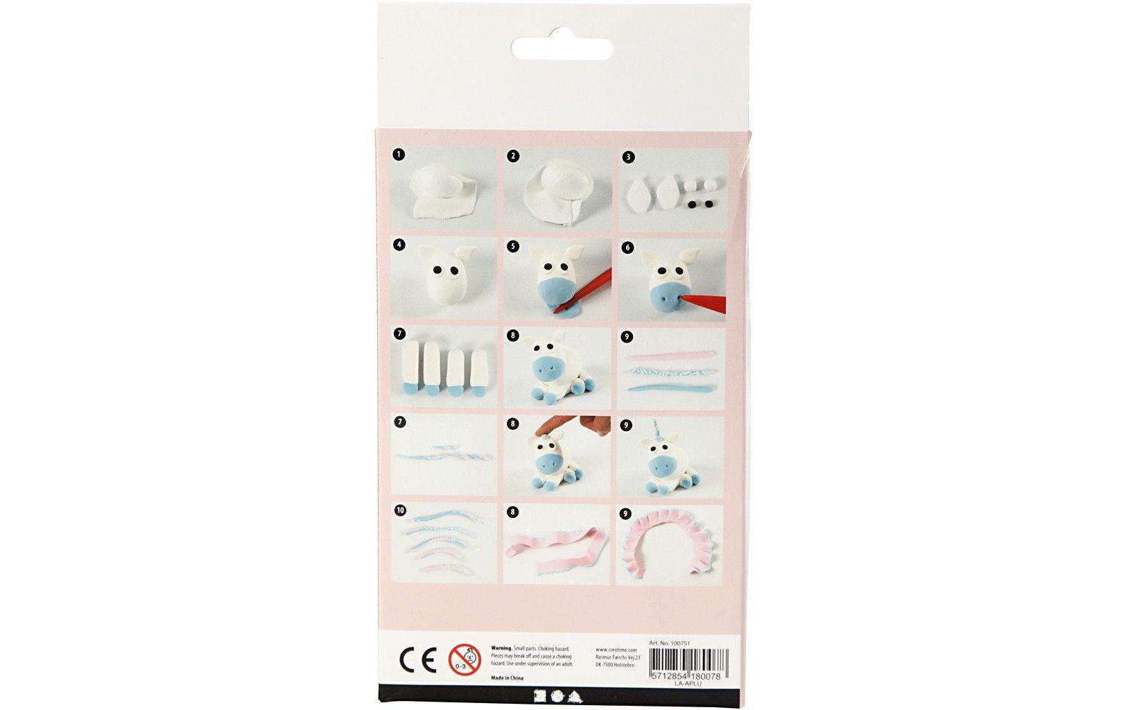 Creativ Company Modellier-Set Foam & Silk Clay Set Einhorn, Blau Creativ Company Modellier-Set Foam & Silk Clay Set Einhorn, Blau