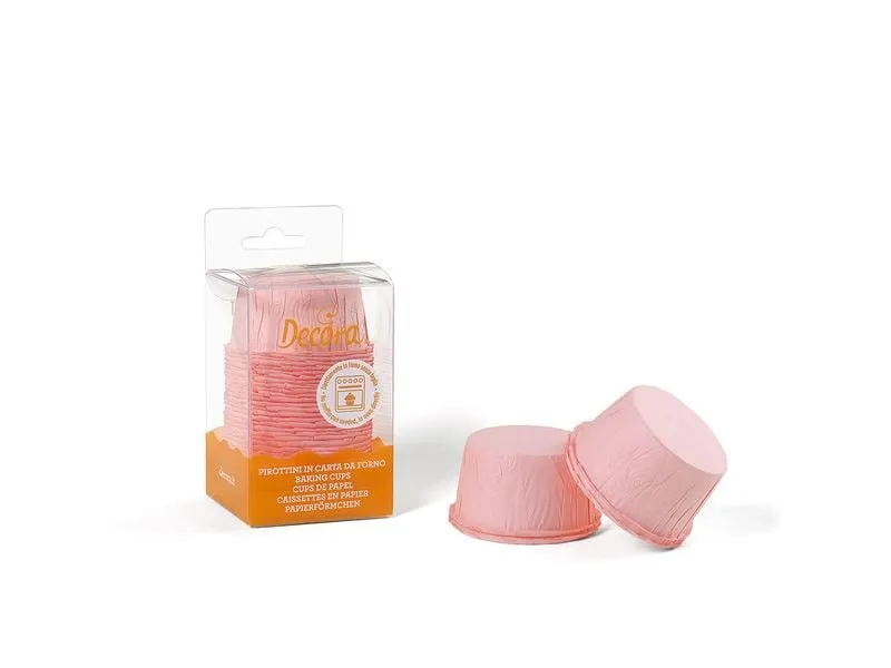 Decora Muffin Backform Ruffled, Rosa, 25 Stück Decora Muffin Backform Ruffled, Rosa, 25 Stück