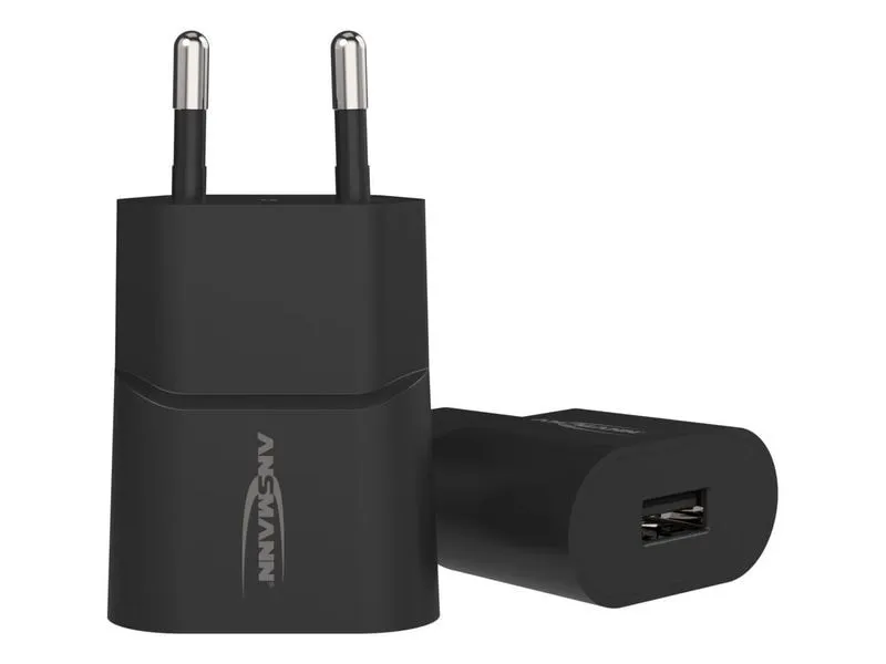 Ansmann USB-Wandladegerät Home Charger HC105 5W, 1x USB, Schwarz Ansmann USB-Wandladegerät Home Charger HC105 5W, 1x USB, Schwarz