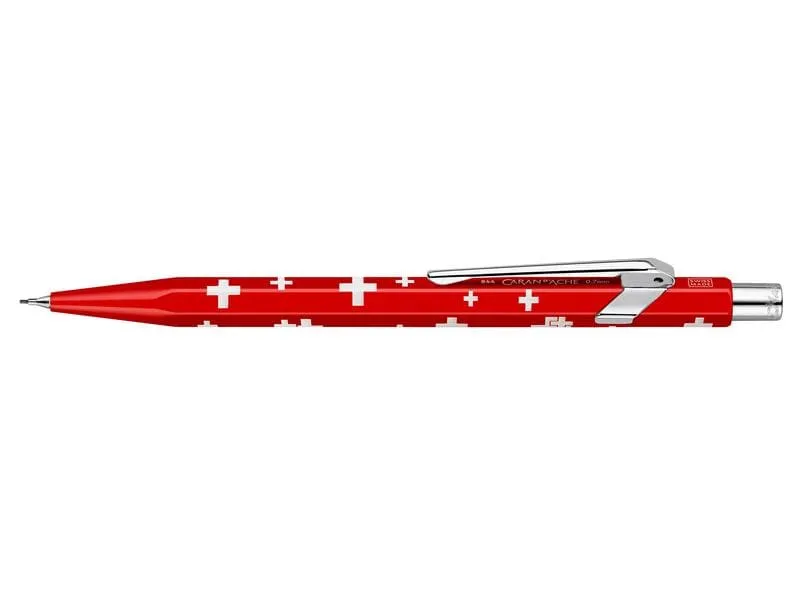 Caran d'Ache Minenbleistift 844 Swiss 0.7 mm, Schweizerkreuz Caran d'Ache Minenbleistift 844 Swiss 0.7 mm, Schweizerkreuz