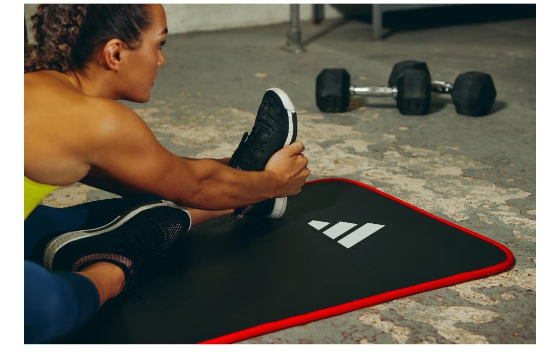 adidas Trainingsmatte Rot, 10 mm