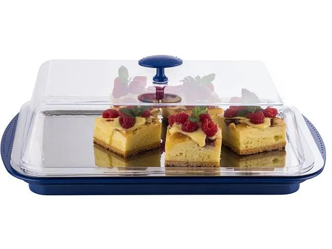 APS Thermo Tablett Set 6-teilig, Transparent/Blau APS Thermo Tablett Set 6-teilig, Transparent/Blau