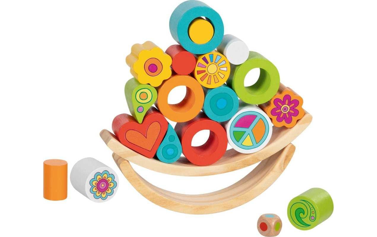 Goki Stapelspielzeug Balancierspiel Flowerloop 18 x 3.2 x 19 cm
