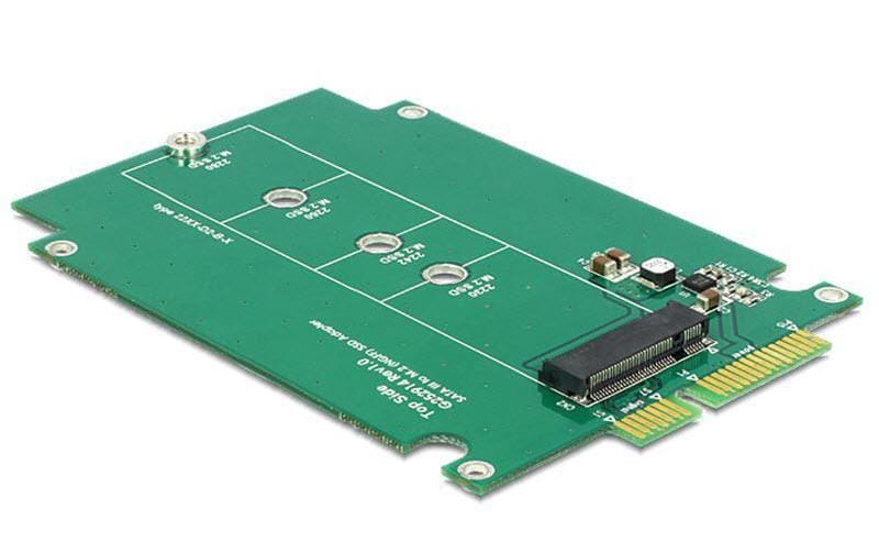 Delock 2.5-Adapterplatine für M.2-Module Delock 2.5-Adapterplatine für M.2-Module