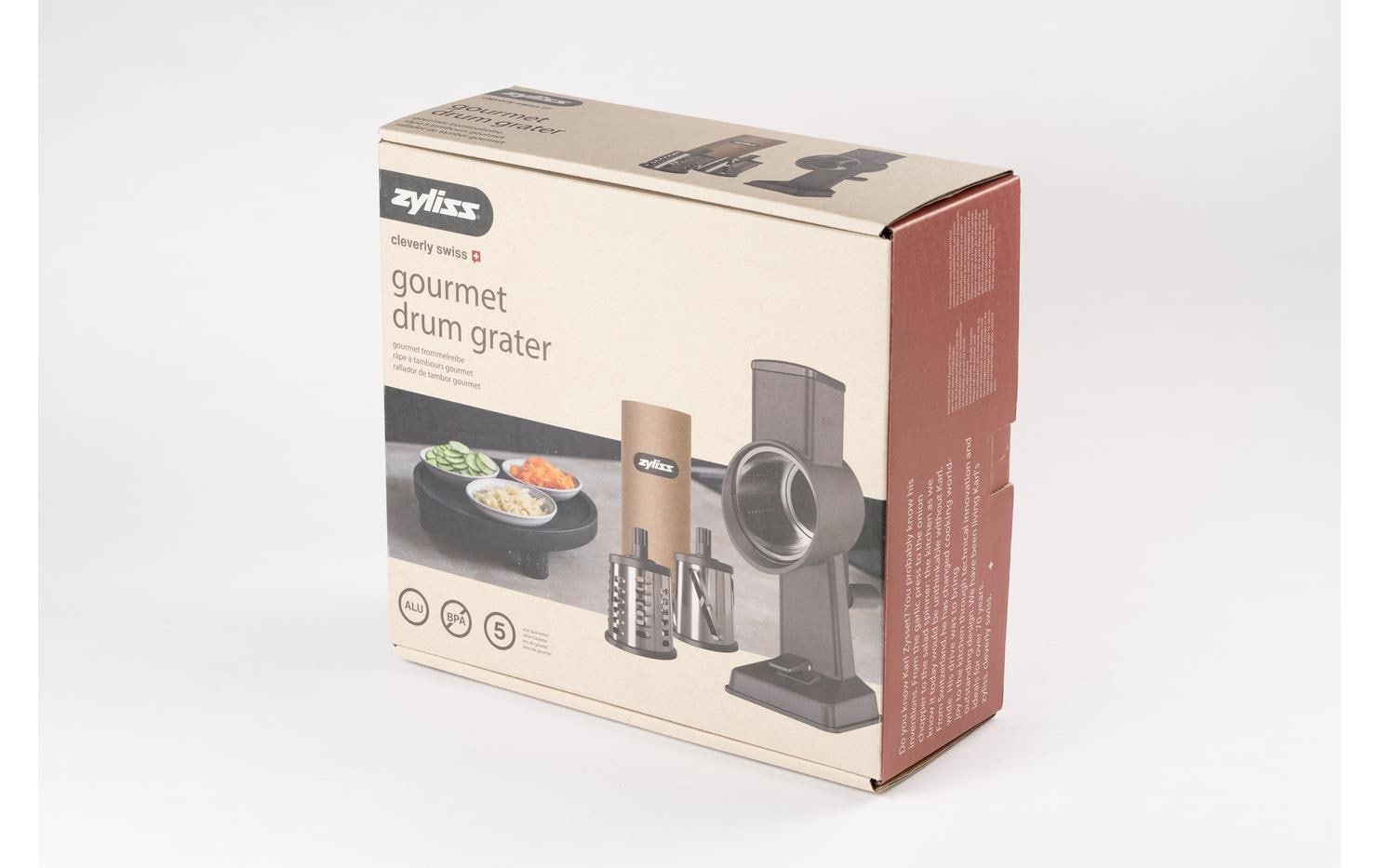 Zyliss Trommelreibe Gourmet Grau/Silber