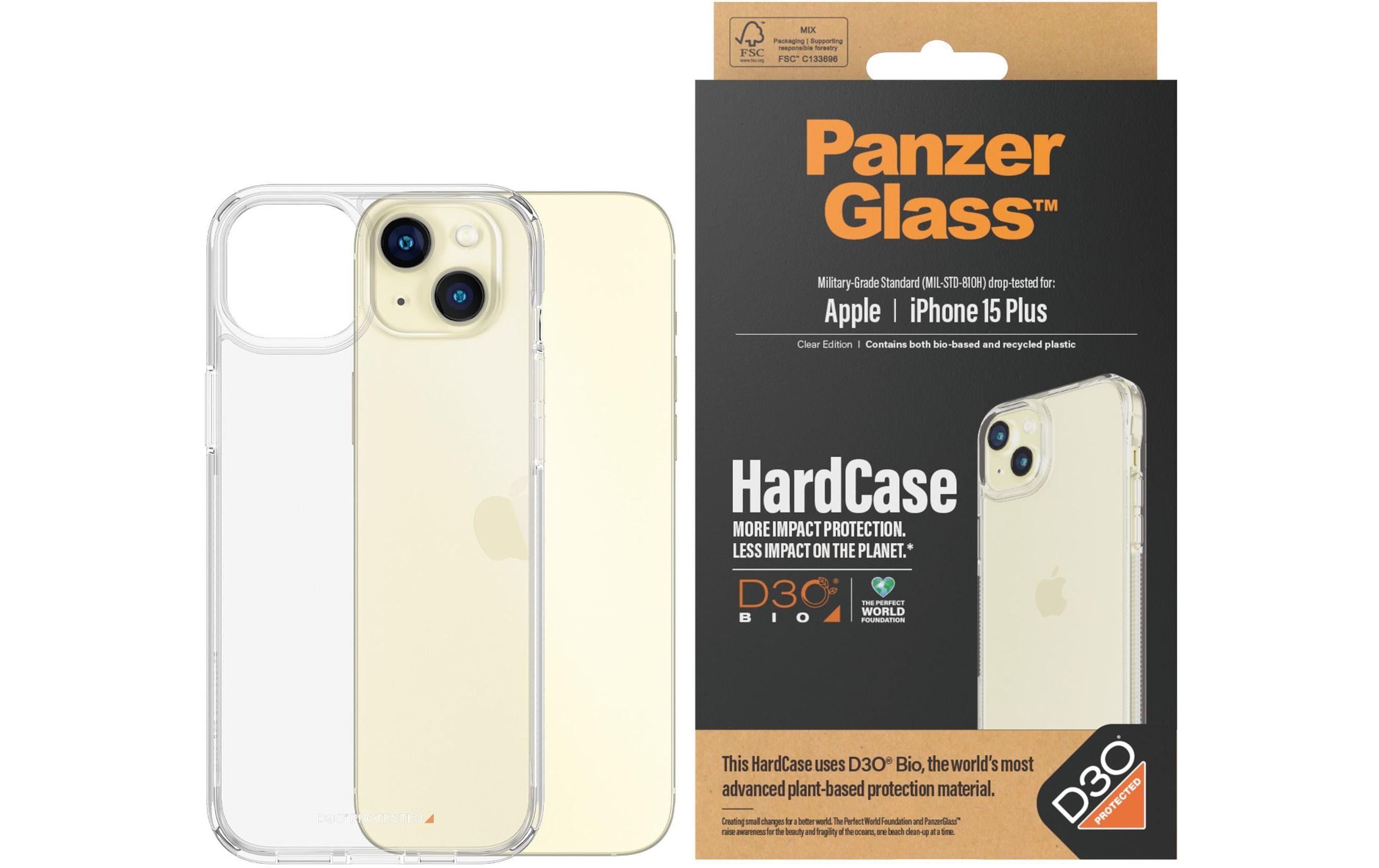 Panzerglass Back Cover Hard Case iPhone 15 Plus Panzerglass Back Cover Hard Case iPhone 15 Plus