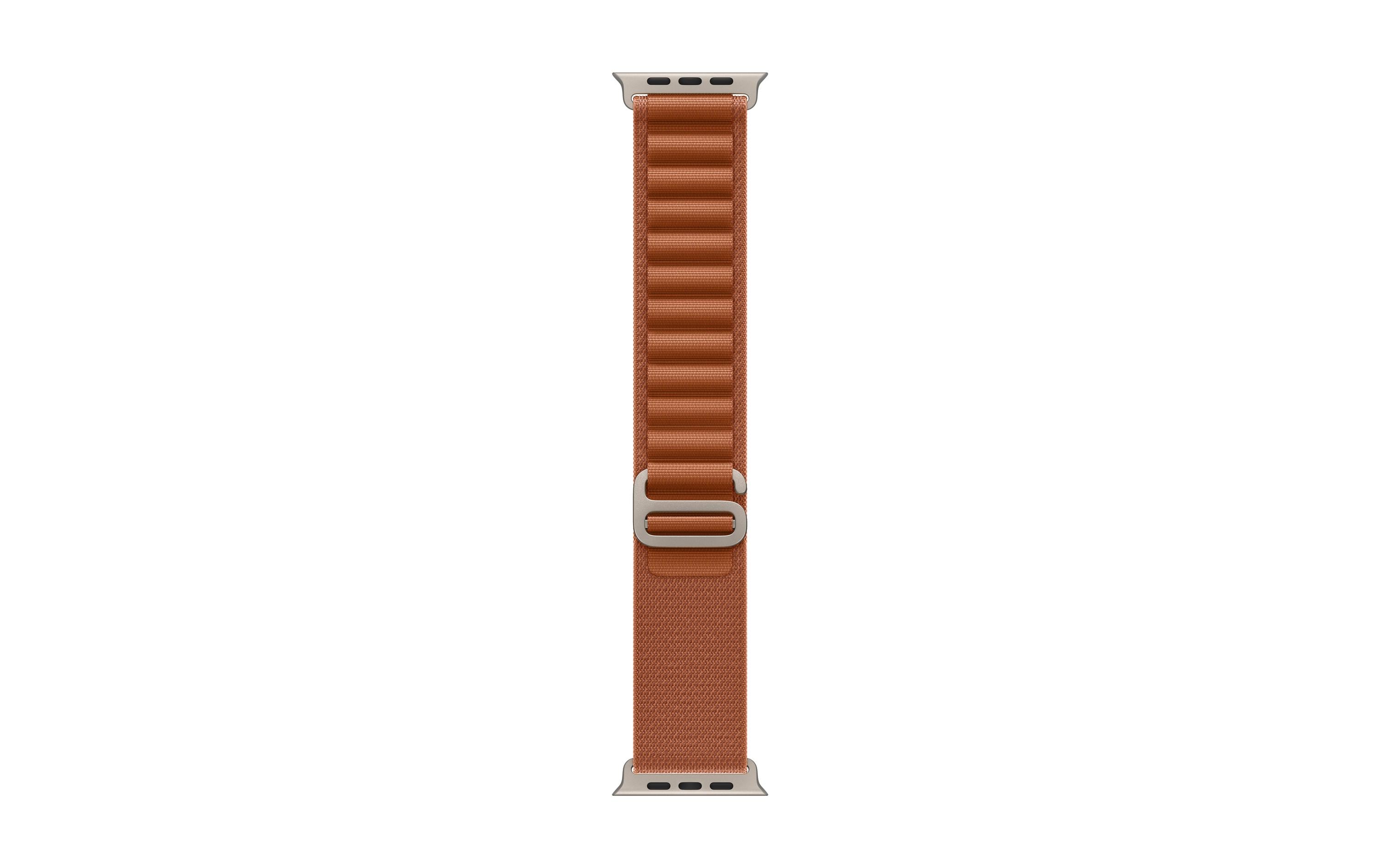 Apple Alpine Loop 49 mm Terra Cotta Natural Titanium Large