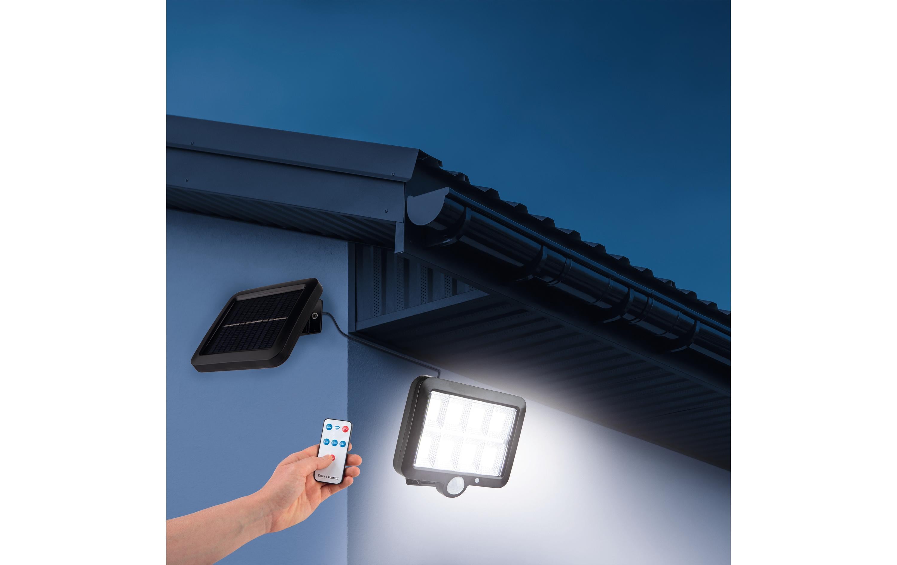 MAXXmee Strahler Solarleuchte mit Bewegungsmelder IP44