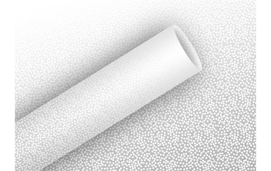 Braun + Company Geschenkpapier Minidots 2.5 m x 70 cm, Weiss