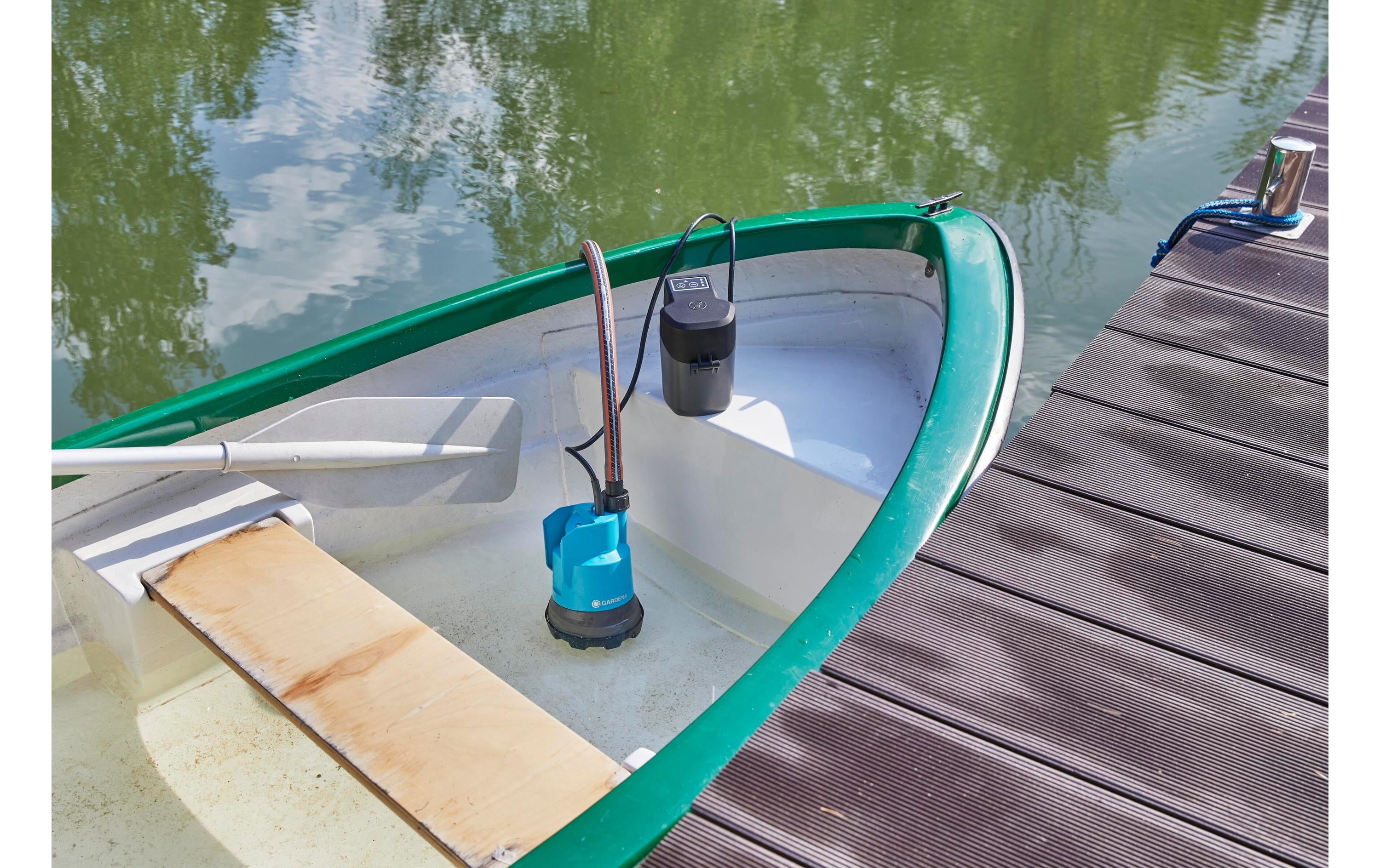 GARDENA Akku Klarwasser Tauchpumpe 2000/2 18 V P4A, Set