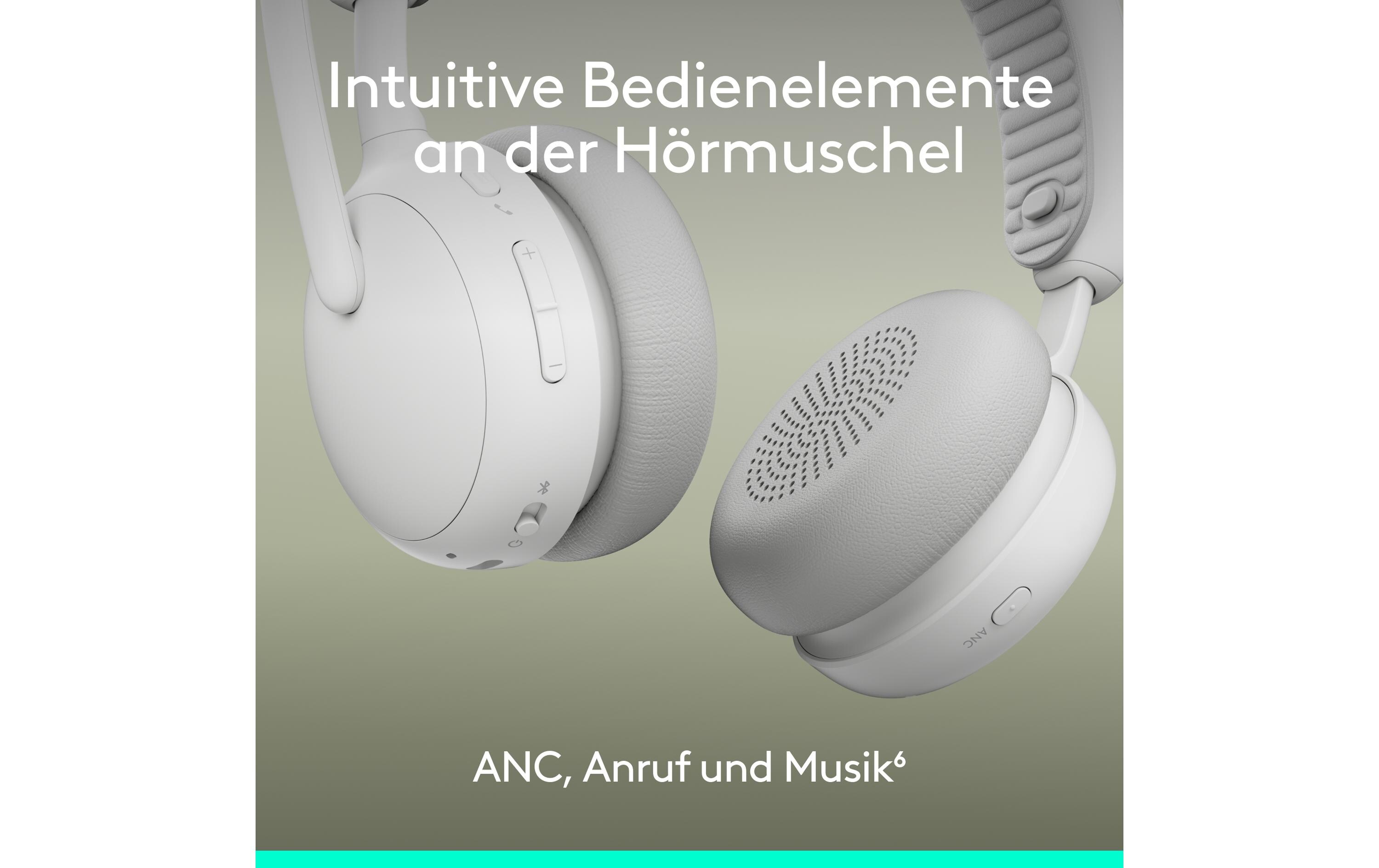 Logitech Headset Zone Wireless 2 Off-white
