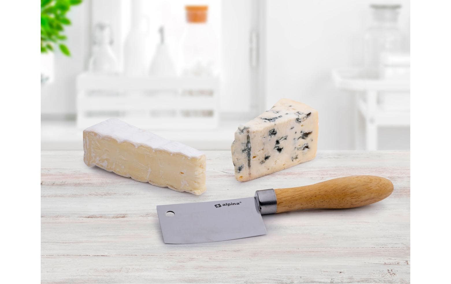 alpina Käsemesser Silber