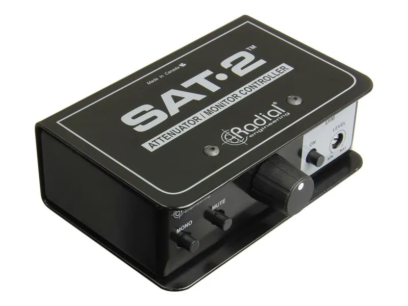 Radial SAT-2 Passiver Stereo-Signalabschwächer und Monitorcontroller