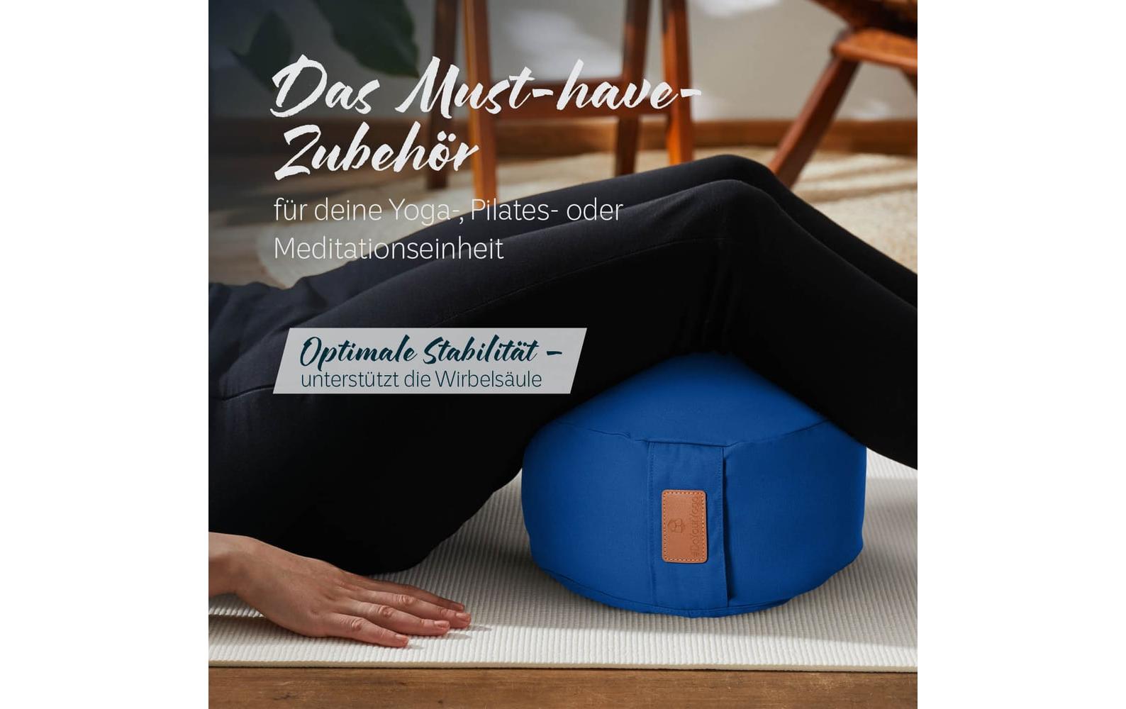 DoYourYoga Yoga-Kissen Vishnu Dunkelblau