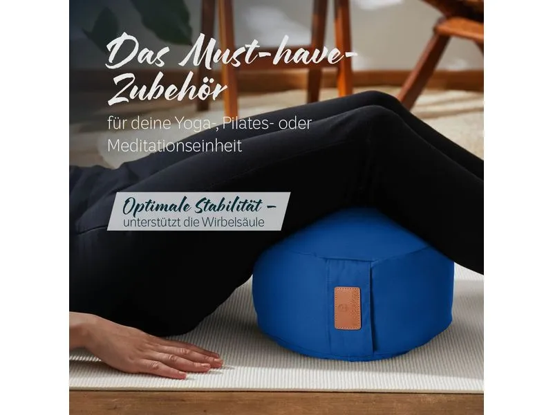 DoYourYoga Yoga-Kissen Vishnu Dunkelblau