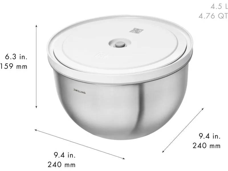 Zwilling Vakuumier-Behälter 6tlg. Fresh & Save Set, Edelstahl