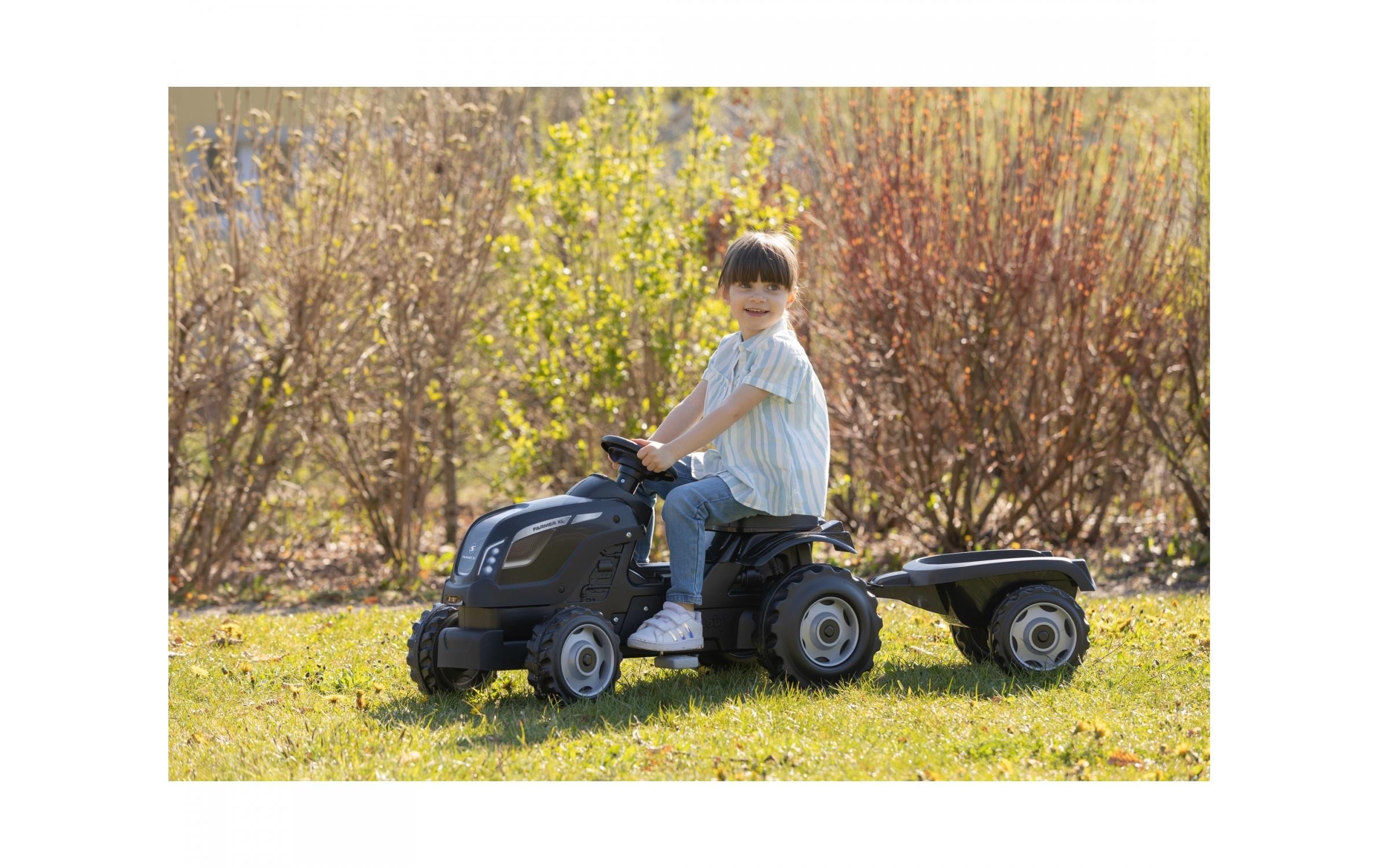 Smoby Traktor Farmer XL Schwarz