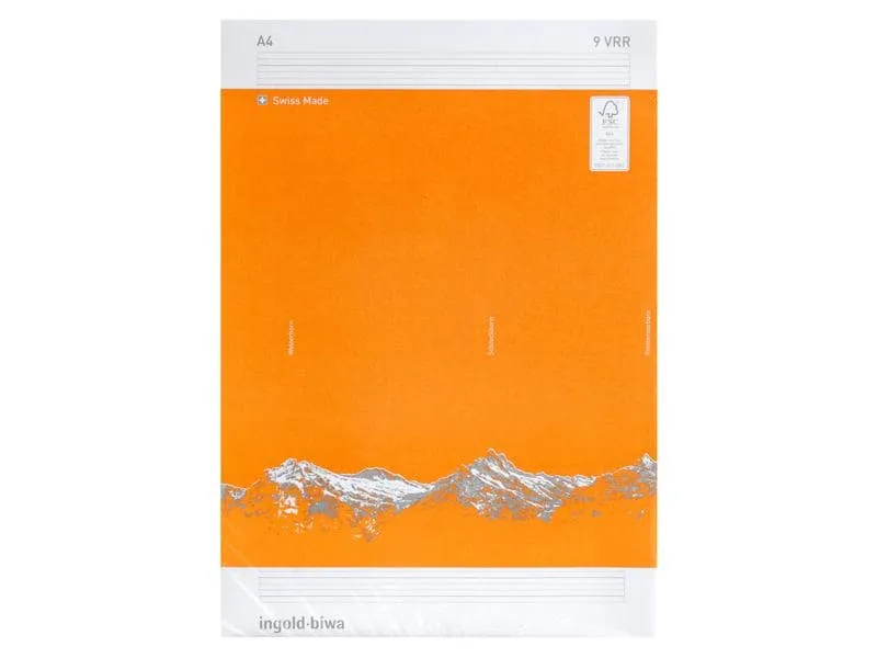 ingold-biwa Schulheft A4, Liniert, Orange, 25 Stück ingold-biwa Schulheft A4, Liniert, Orange, 25 Stück