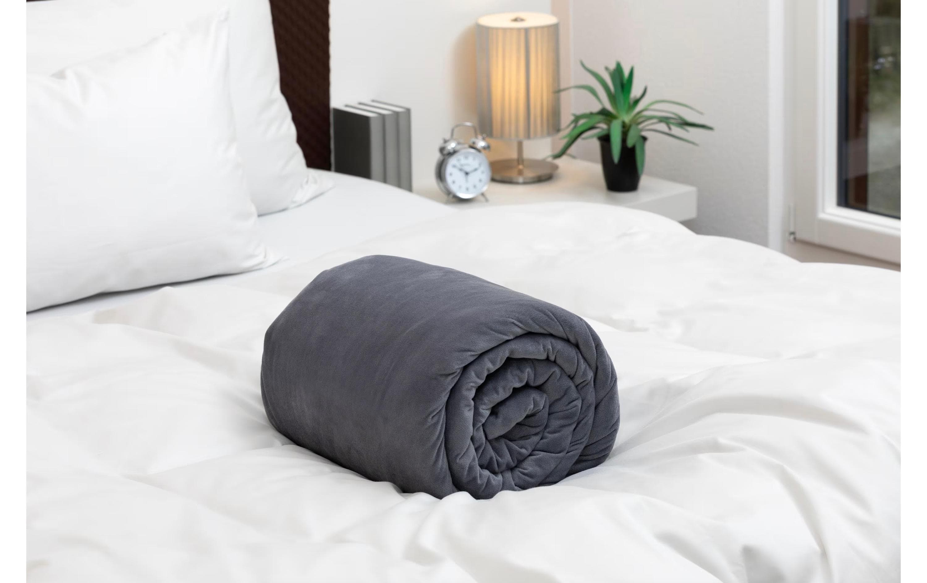 COCON Gewichtsdecke 6.5 kg, 160 x 210 cm, Grau