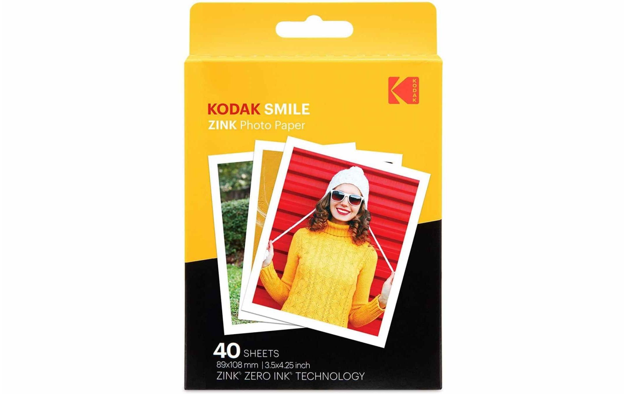 Kodak Sofortbildfilm Zink 3x4 40er Pack
