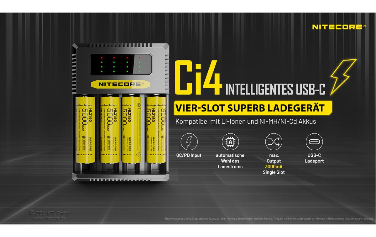 Nitecore Ladegerät Ci4