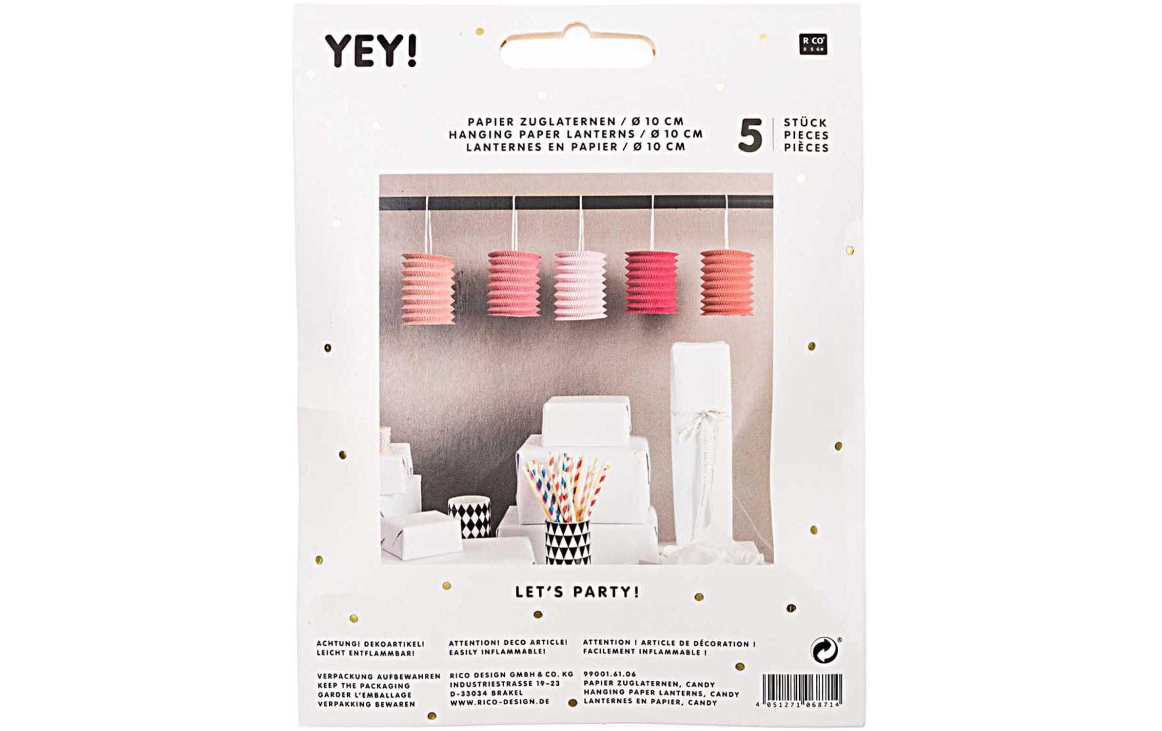 Rico Design Lampion 10 x 13 cm, Rot Rico Design Lampion 10 x 13 cm, Rot