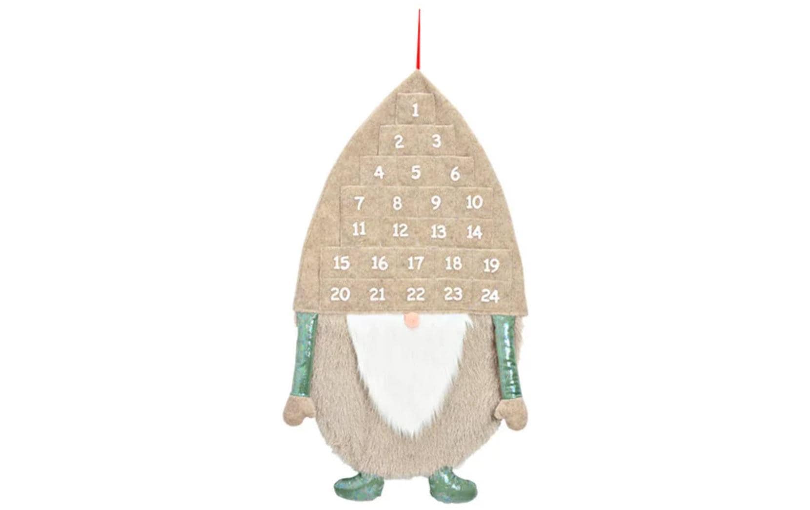 G. Wurm Adventskalender Wichtel 49 x 86 x 4 cm