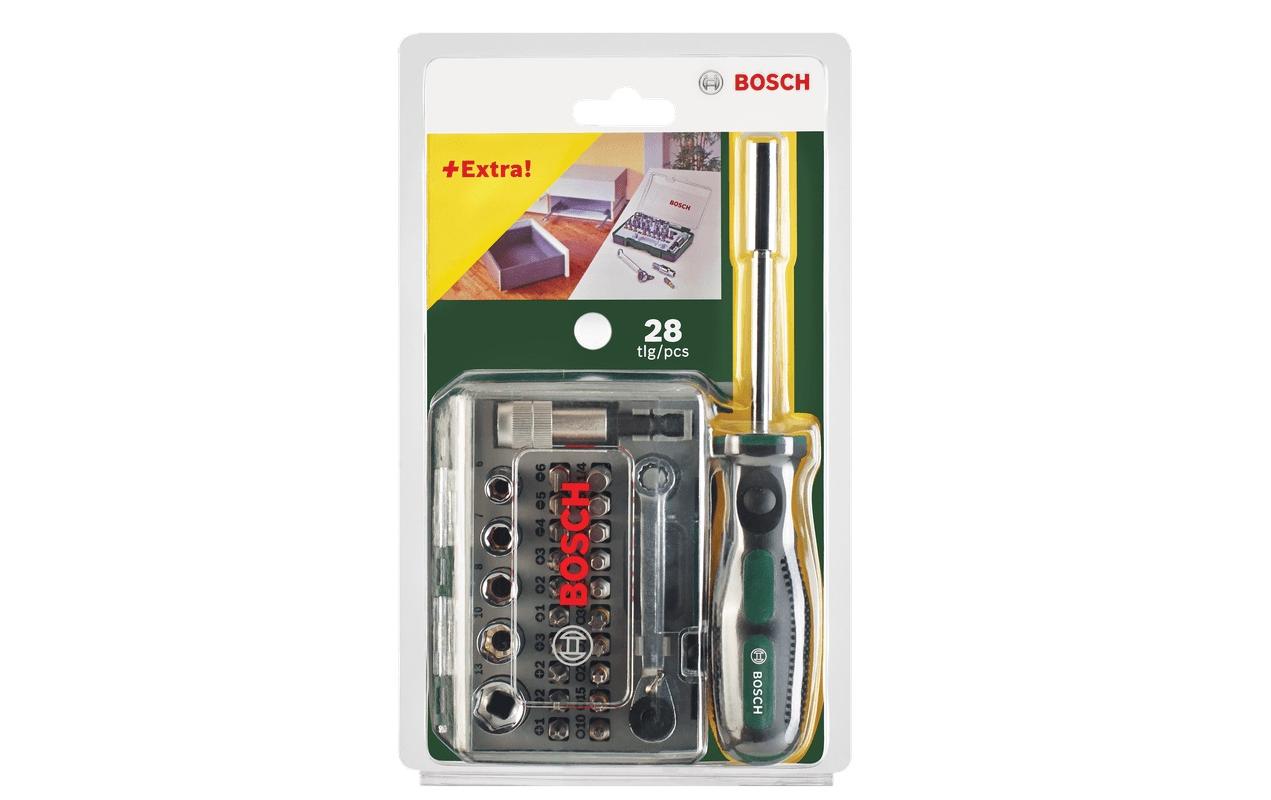Bosch Bit-Set + Handschraubendreher, 27-teilig Bosch Bit-Set + Handschraubendreher, 27-teilig