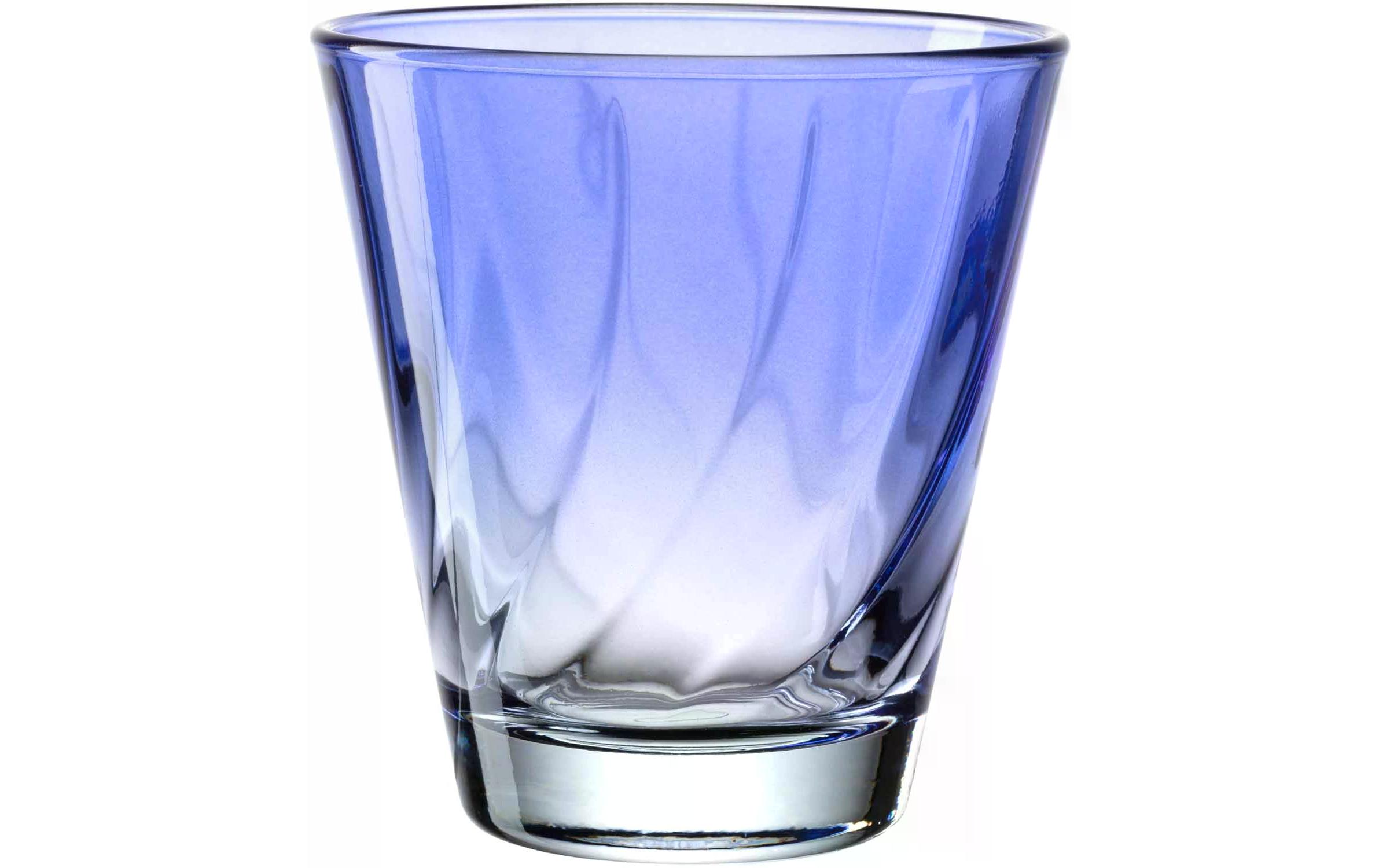 Leonardo Trinkglas Twist 215 ml, 4 Stück, Blau