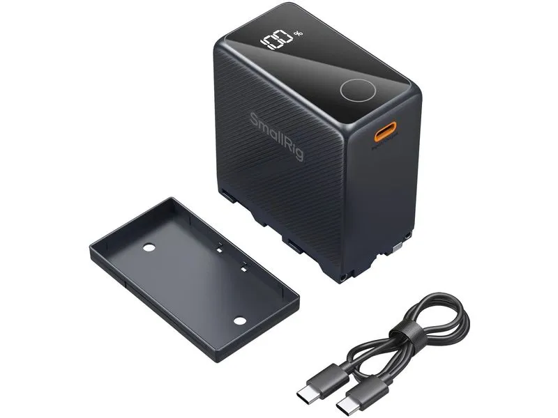 Smallrig Digitalkamera-Akku NP-F970 USB-C wiederaufladbar - Schwarz Smallrig Digitalkamera-Akku NP-F970 USB-C wiederaufladbar - Schwarz