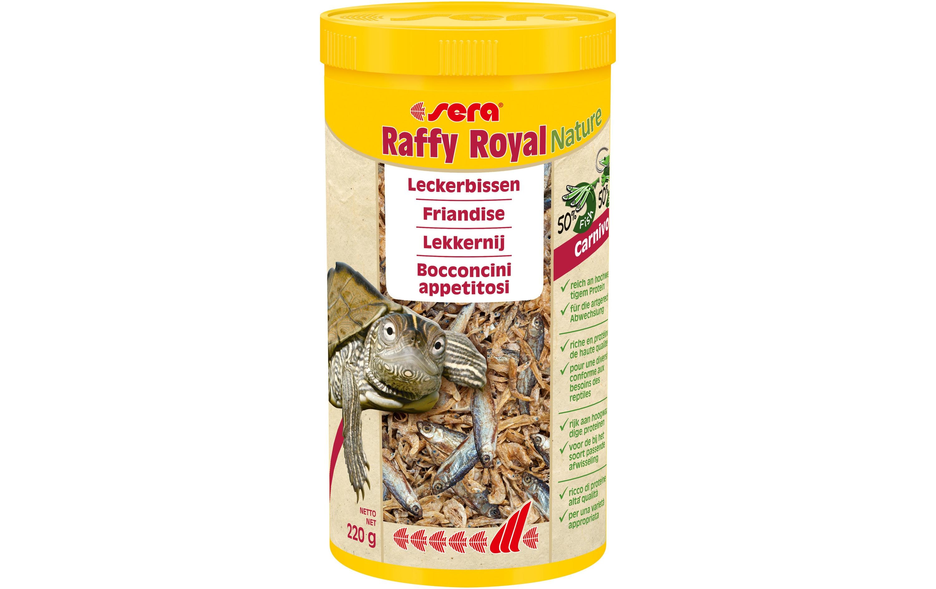 sera Leckerbissen Raffy Royal Nature, 1000 ml, 220 g