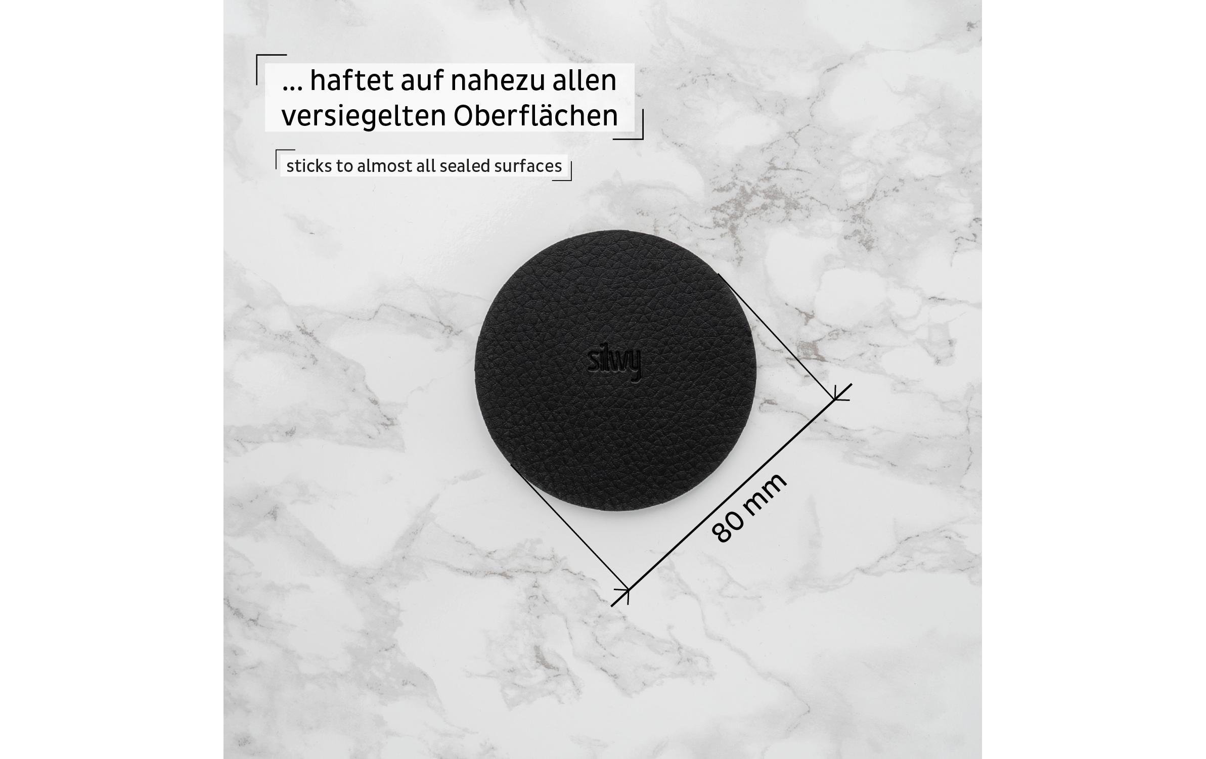 Silwy Metall-Pad Superstrong 1 Stück, Schwarz