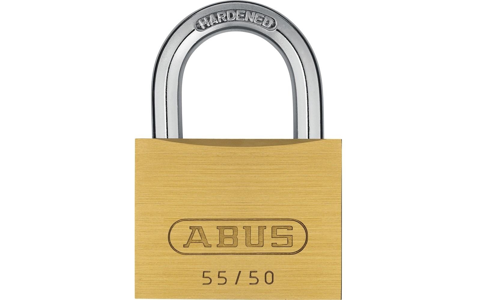 Abus Vorhängeschloss 55/50 Gold Messing