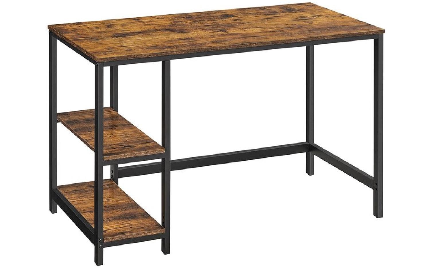 Songmics Tisch LWD47X Vintagebraun-Schwarz