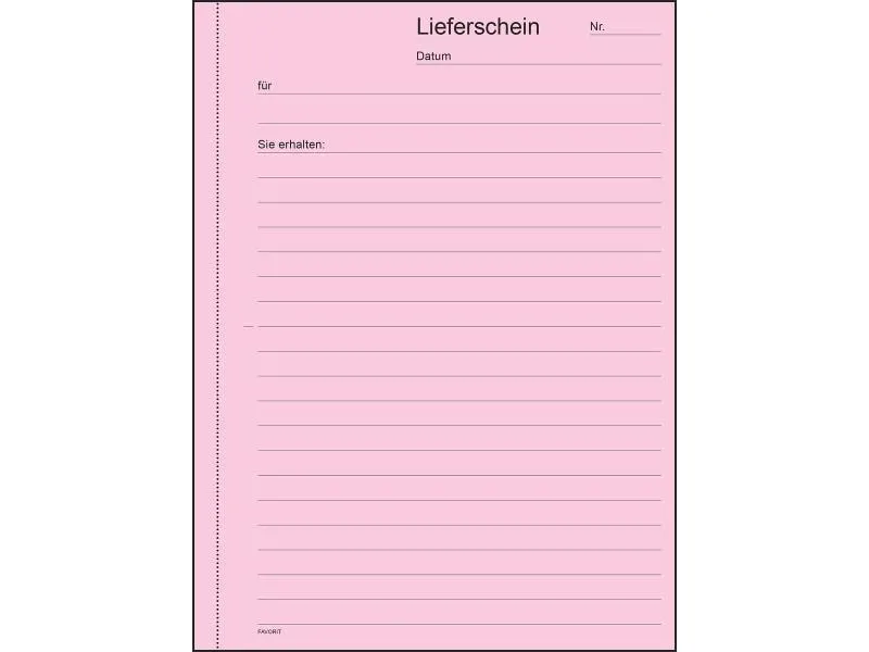 Favorit Durchschreibeblock 9233OK A5 50 Blatt